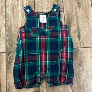 Vinyard Vines Plaid Overalls